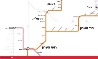 מערכת הסעת המונים הרצליה רמת השרון הוד השרון רעננה וכפר סבא
