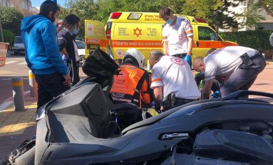 תאונת אופנוע בהרצליה 27.12.2020