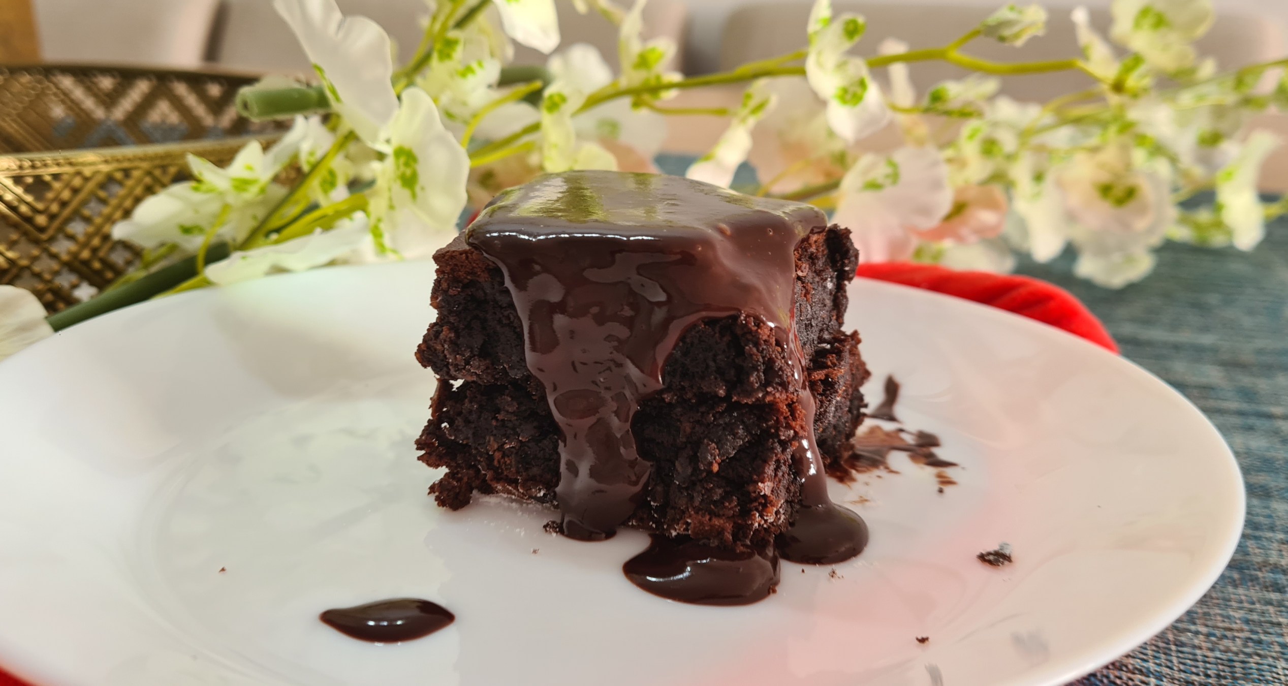 עוגת שוקולד ללא קמח. צילום: קמליה שלום