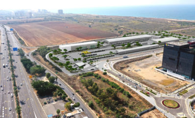 הדמיה של תחנת הרכבת הקלה בהרצליה