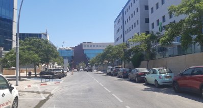 רחוב שנקר באזור התעשייה הרצליה פיתוח. צילום: שרון יונתן