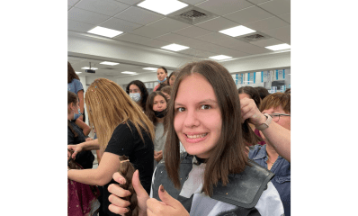 תלמידות אמית רננים תורמות שיער לחולות סרטן