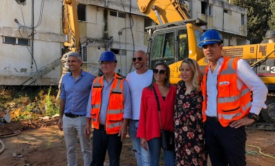 תחילת הריסות הבתים הישנים בשכונת נווה ישראל