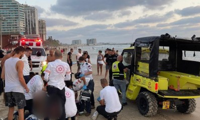 גולש נפטר בחוף בהרצליה