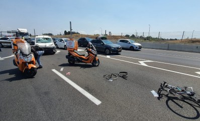 תאונת רוכב אופניים כביש 531