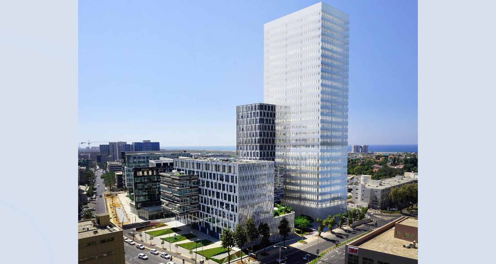 תוספת מגדל באזור התעשייה בהרצליה