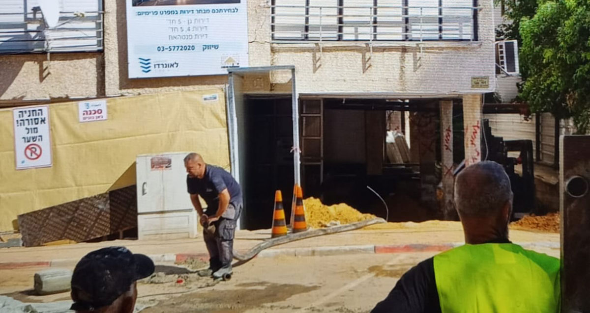 פינוי בניין ששקע ברעננה