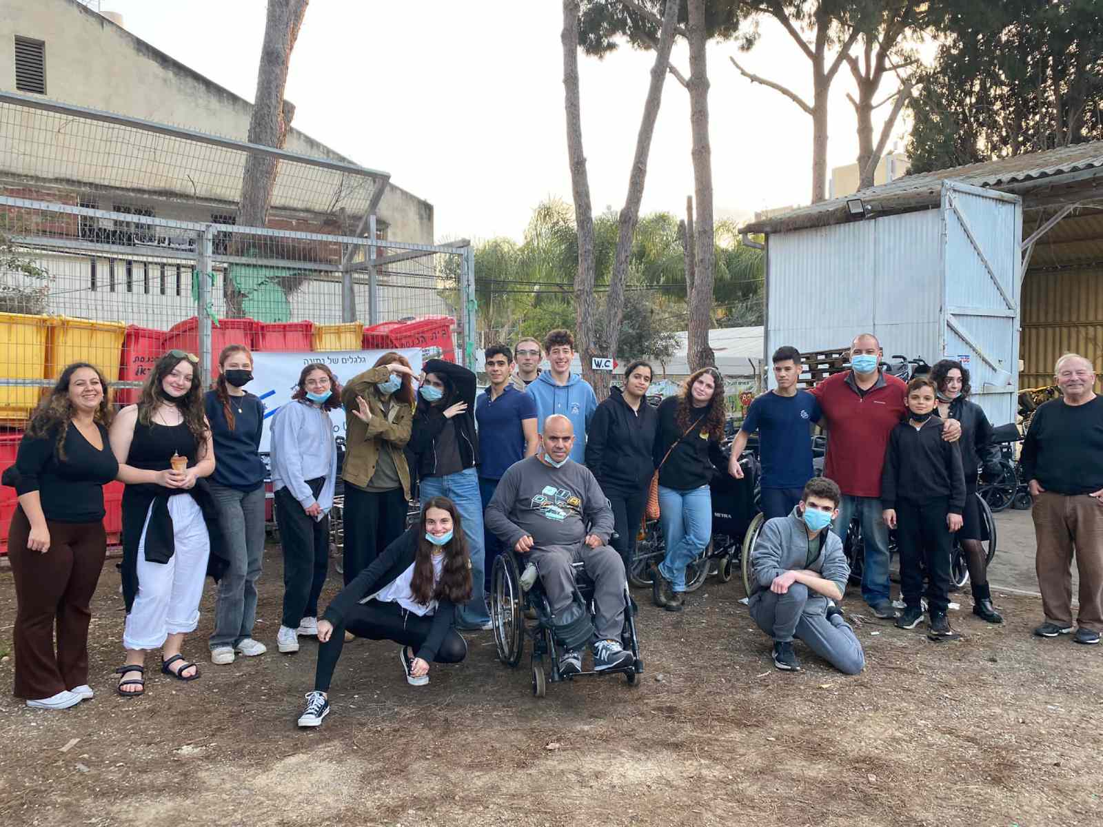 מועצת הנוער גלגלים של נתינה. צילום: עיריית כפר סבא