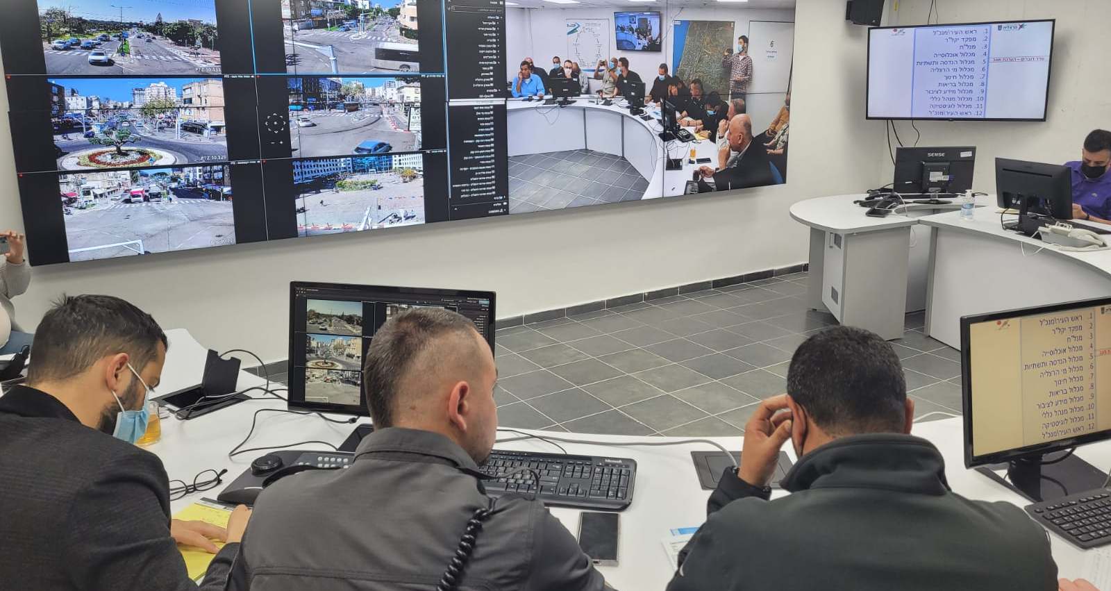 דיון הערכת מצב בהרצליה. צילום: עיריית הרצליה