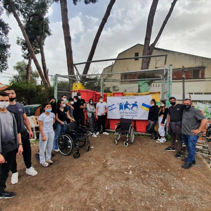 מיזם "גלגלים של נתינה". צילום: עמותת אוהלי קידר