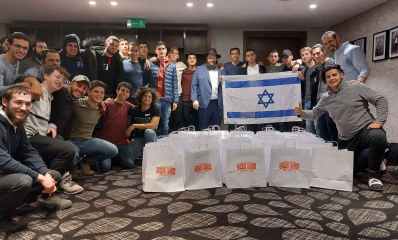 המשלחת לפולין. צילום: באדיבות רשת אמי"ת