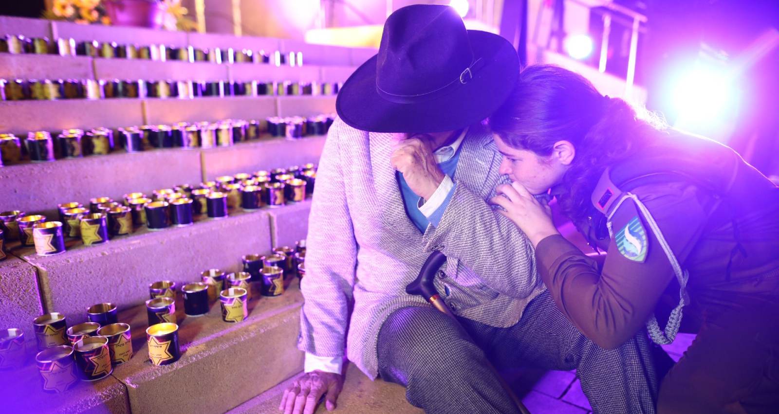 עצרת הזיכרון לשואה ולגבורה ברעננה. צילום: שלומי מזרחי