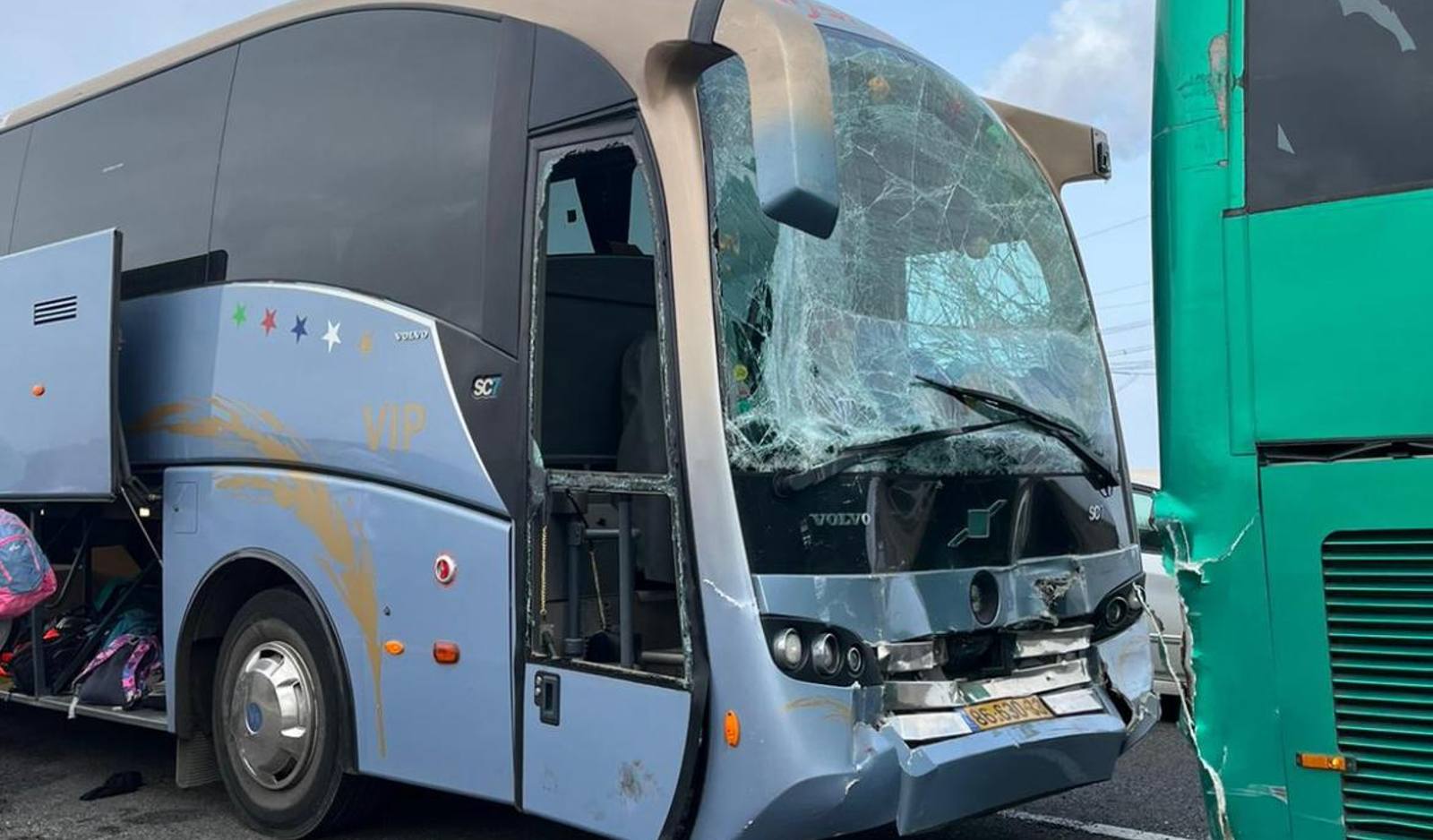 זירת התאונה. צילום: פרטי