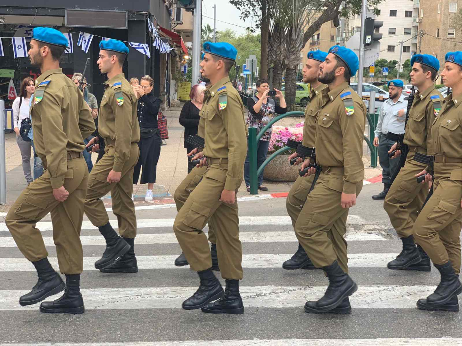 מצעד הזיכרון בכפר סבא. צילום: דוברות עיריית כפר סבא