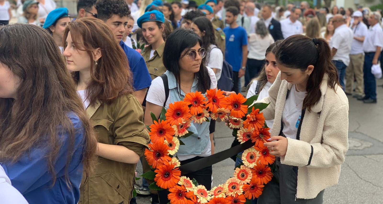מצעד הזיכרון בכפר סבא. צילום: דוברות עיריית כפר סבא