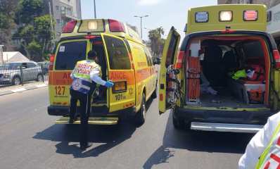 זירת תאונה. צילום: תיעוד מבצעי מד"א