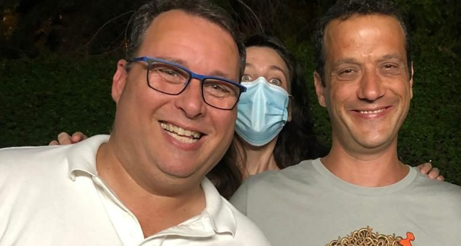 אמיר פוירמן ואלי פישמן מקימי הסיירת הירוקה ברעננה. צילום: סיירת תיקונים רעננה