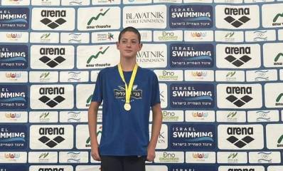 עמית קסטן מגורי, זכה באליפות ישראל בשחייה בבריכות ארוכות