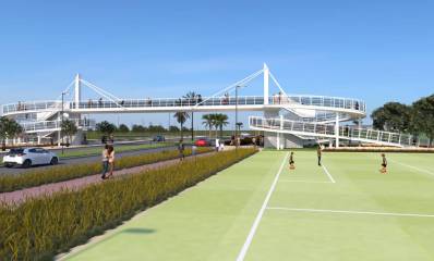 גשר חדש המחבר בין הספורטק הישן (שלונסקי) לספורטק החדש (נווה זמר)