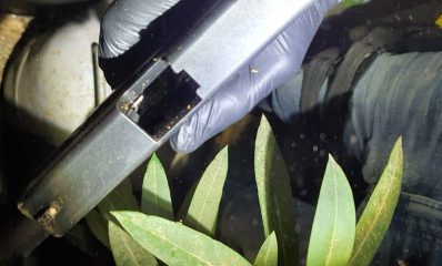 הנשק שאותר על ידי השוטרים. צילום: דוברות המשטרה