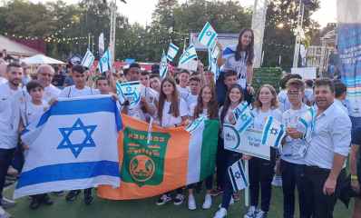 חברי המשלחת בתחרות באנגליה. צילום: רשות הספורט בעיריית כפר סבא