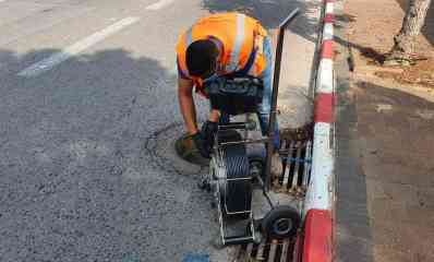 העבודות ברחוב ז'בוטיסנקי. צילום: דוברות עיריית הרצליה