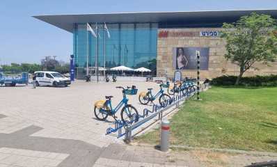 תחנת BZ bike בהרצליה. צילום: FSM סיטי מוביליטי