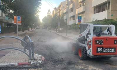 חידוש רחובות בכפר סבא. צילום: דוברות עיריית כפר סבא