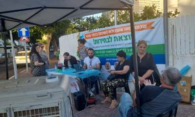 הבחירות בשכונת נווה אשכולות. צילום: התנועה ישראלית