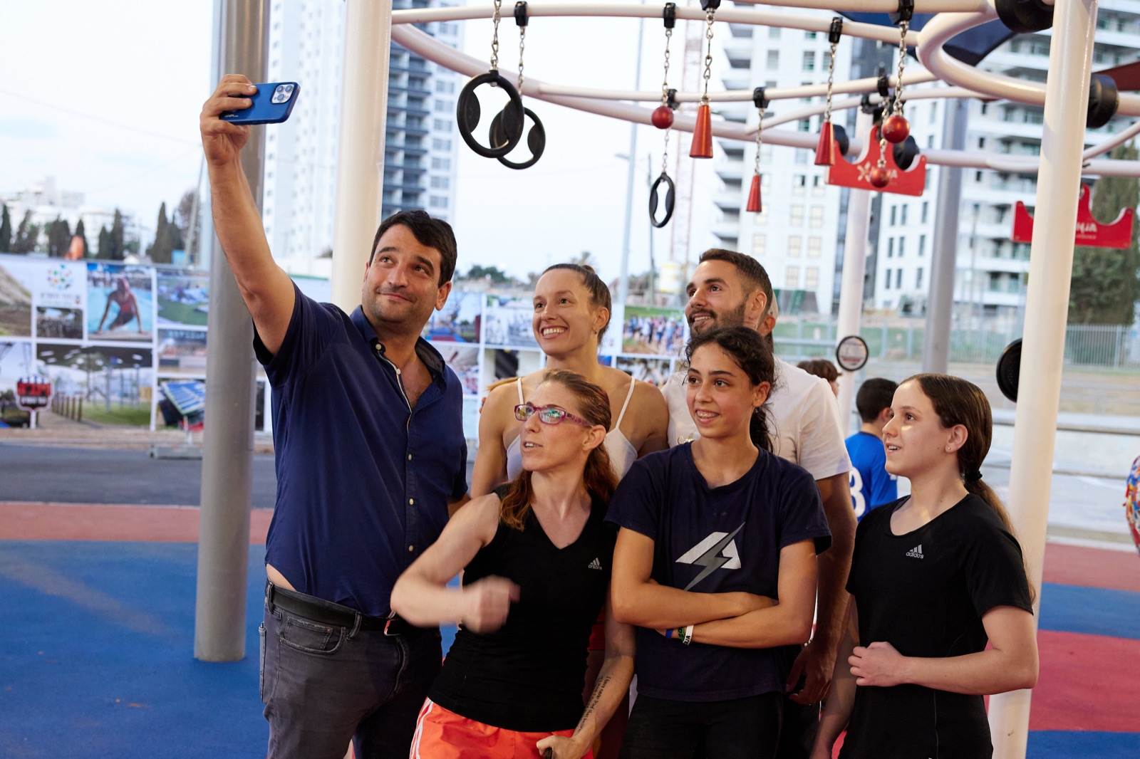 מתחם הנינג'ה החדש בספורטק הוד השרון. צילום: דוברות עיריית הוד השרון