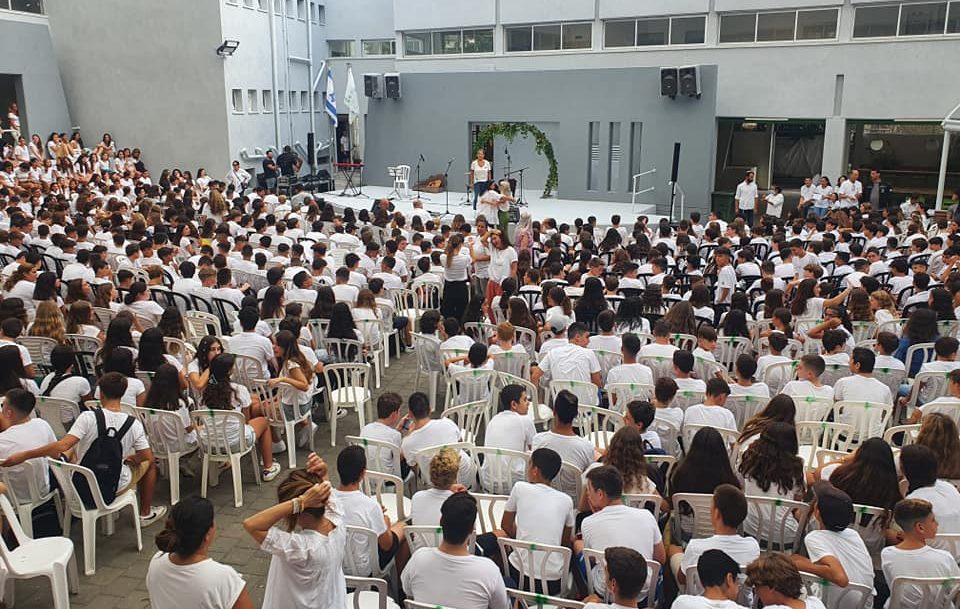 שנת הלימודים ברמת השרון נפתחה. צילום: דוברות עיריית רמת השרון