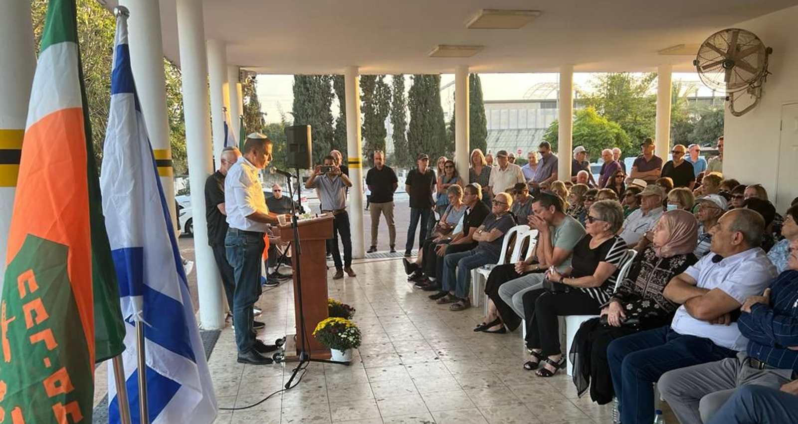 אזכרה של ראש העירייה לשעבר, יצחק ולד ז"ל. צילום: עיריית כפר סבא