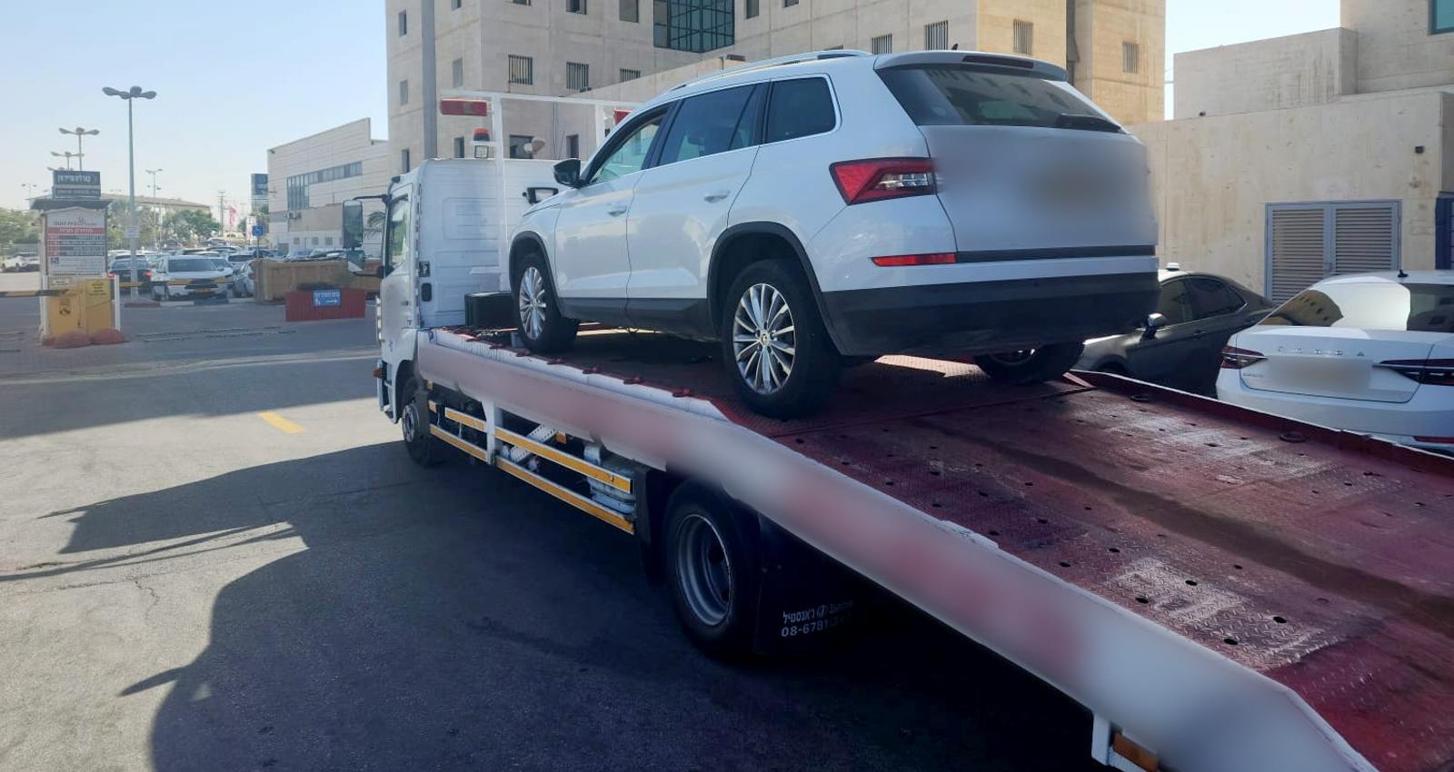 הרכב שנתפס. צילום: דוברות המשטרה
