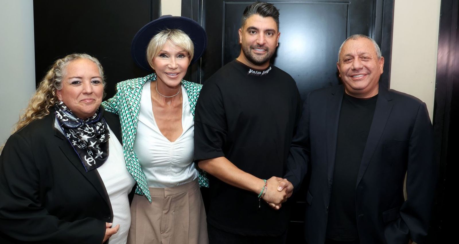 גדי אייזנקוט, משה פרץ, עירית-אורן גונדרס ושלי לנצמן. צילום: איציק בירן