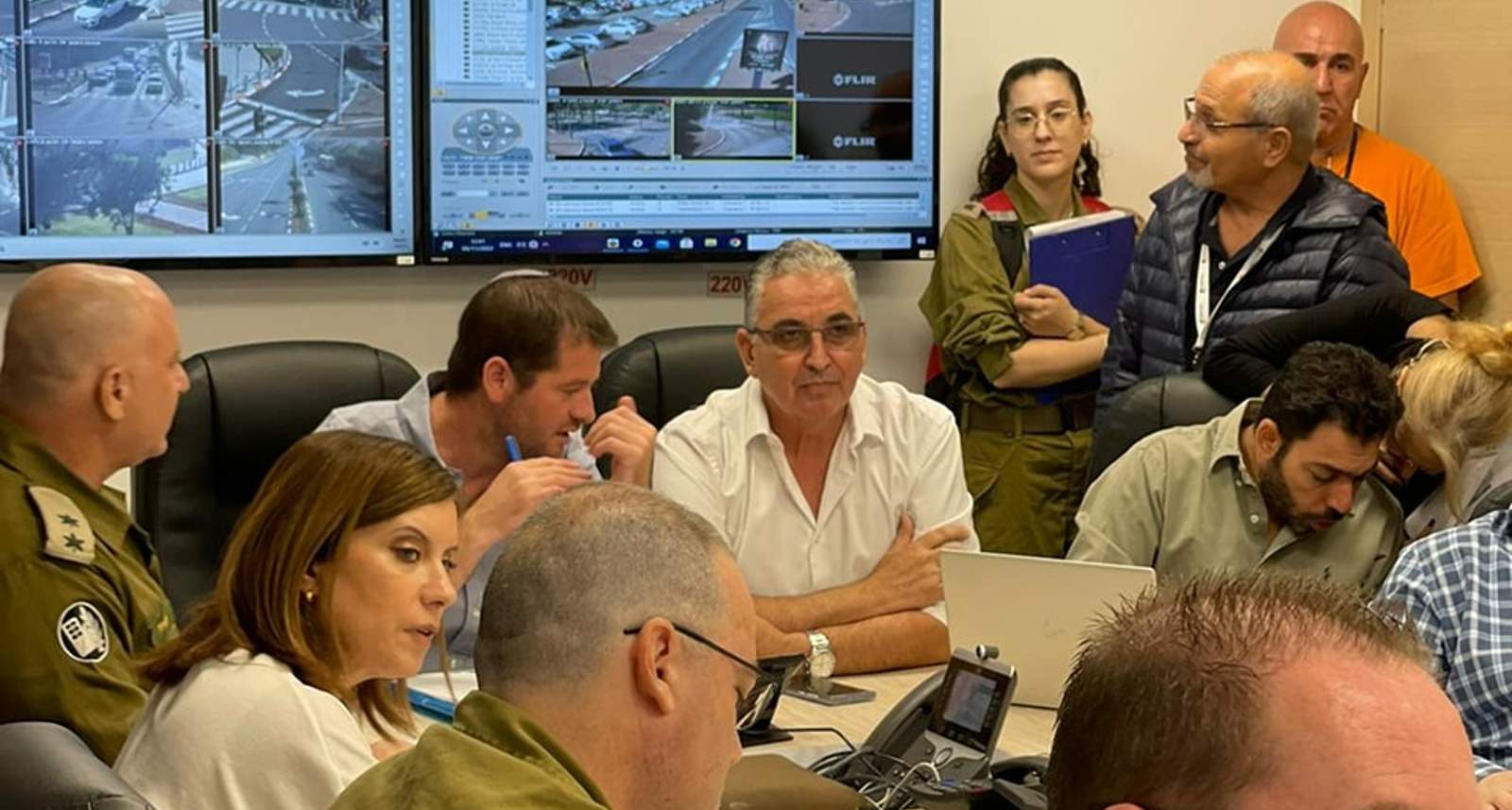 תרגיל החירום ברעננה. צילום: דוברות עיריית רעננה