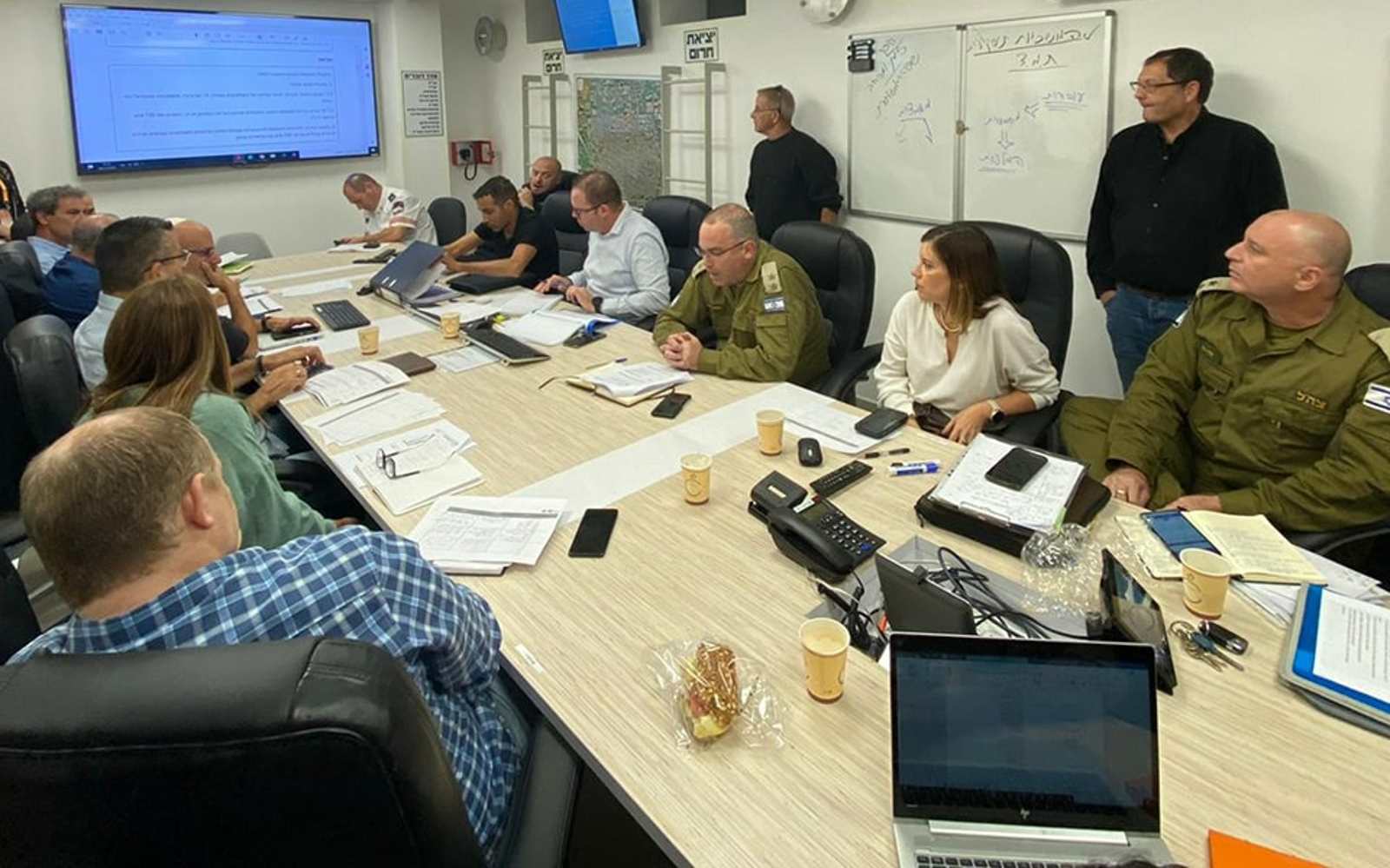 תרגיל החירום ברעננה. צילום: דוברות עיריית רעננה