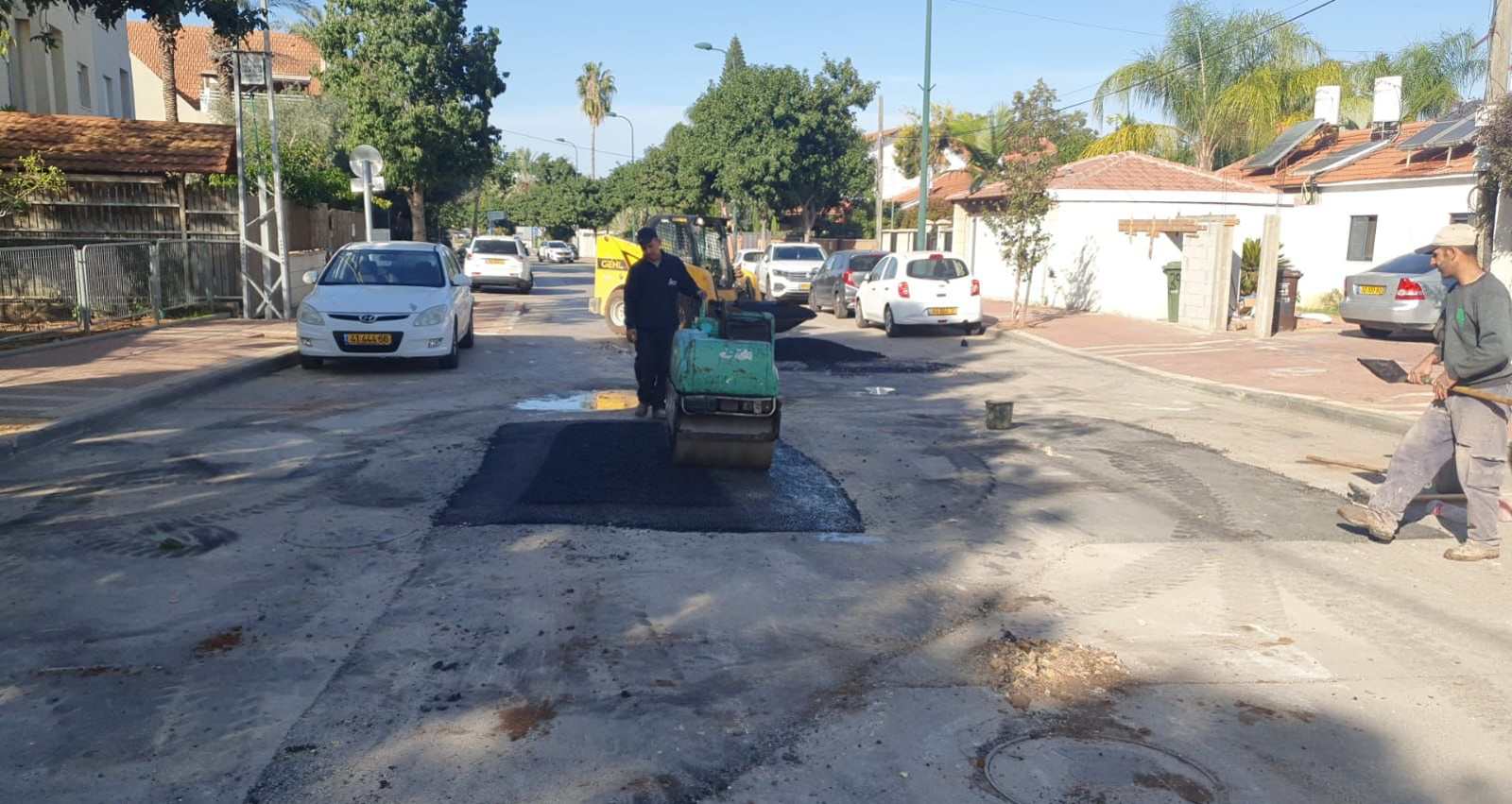 סיום הטיפול בבור. צילום: ״מיה״, המים של הוד השרון