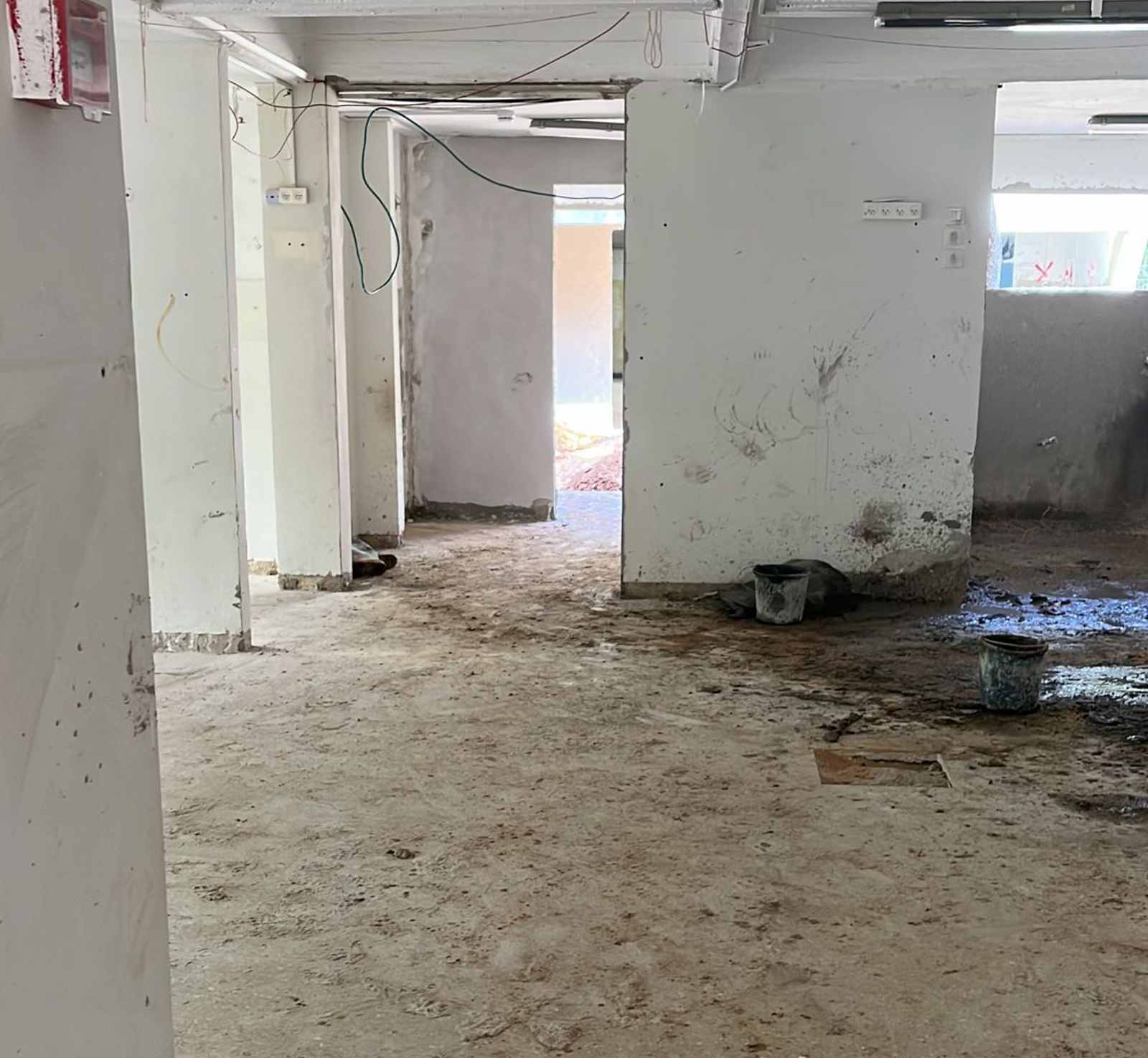 עבודות השיפוץ בגני הילדים. צילום: עיריית כפר סבא