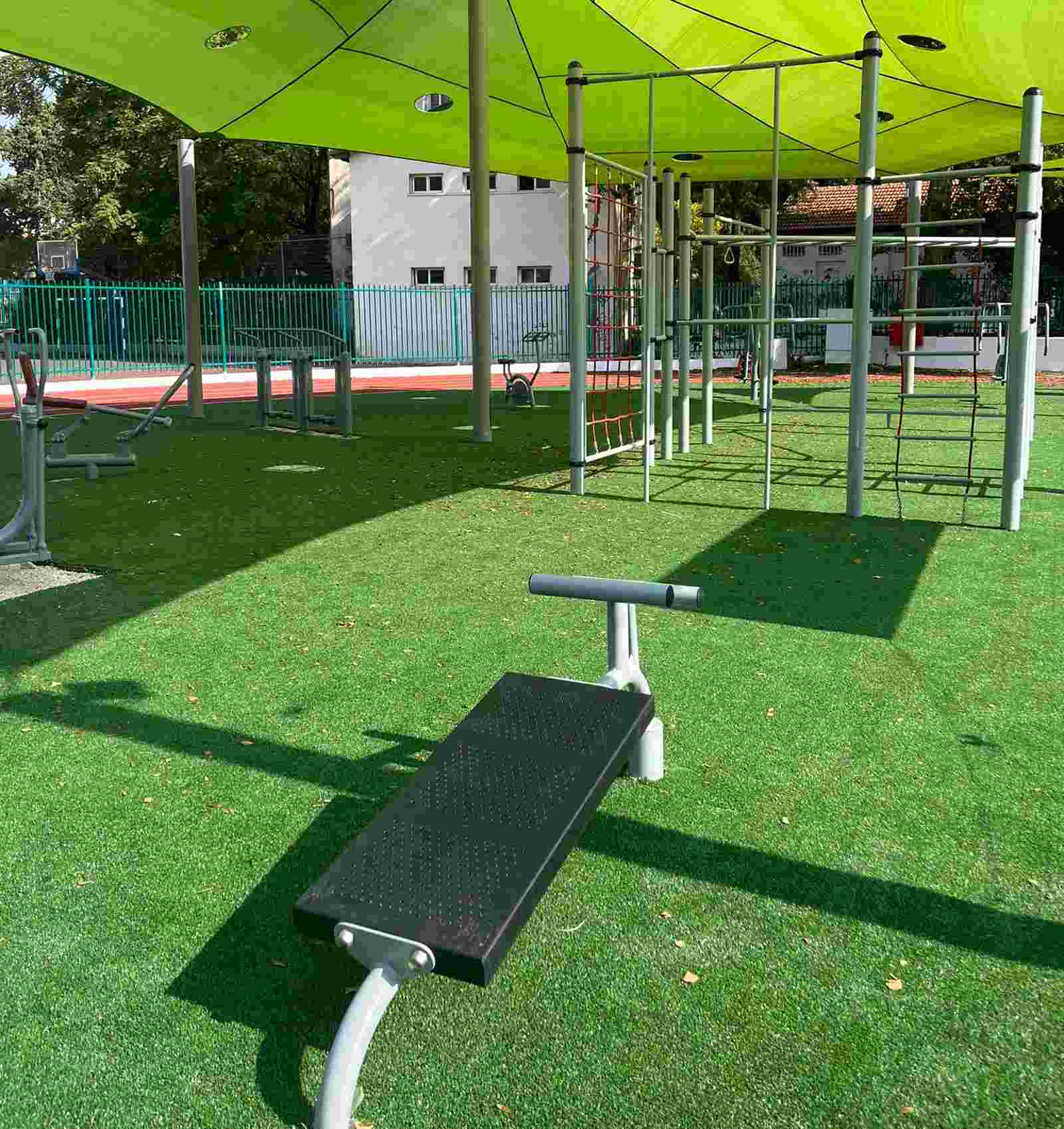 מתקני הכושר במקום. צילום: עיריית כפר סבא