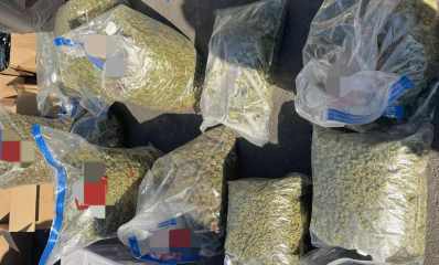 שקי הסמים שנתפסו. צילום: דוברות המשטרה