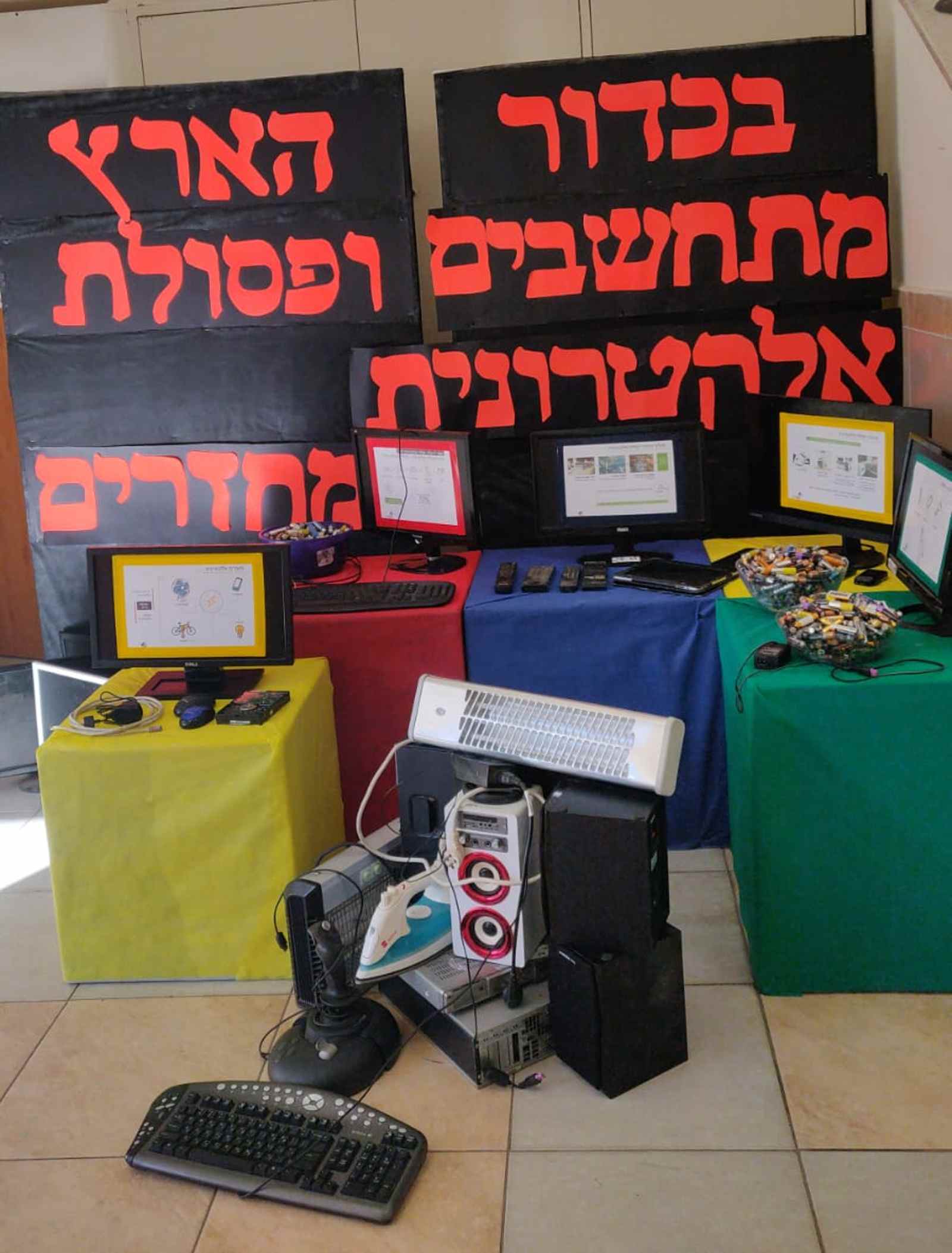 הפעילות של תלמידי בית הספר. צילום: עיריית כפר סבא