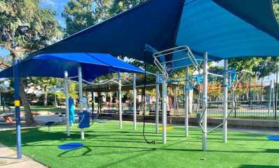 מתקני נינג'ה חדשים בספורטק. צילום: דוברות עיריית הרצליה