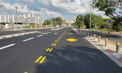 נתיב תחבורה ציבורית. צילום: חברת נתיבי איילון