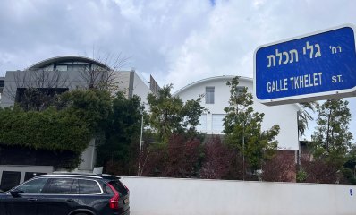 שלט רחוב גלי תכלת, הרצליה פיתוח. צילום: מערכת שרון אונליין