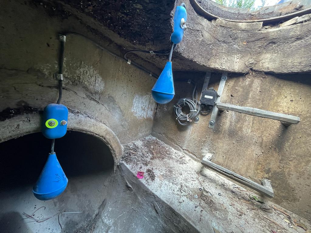 החיישנים במערכות הניקוז צילום: SMBIT