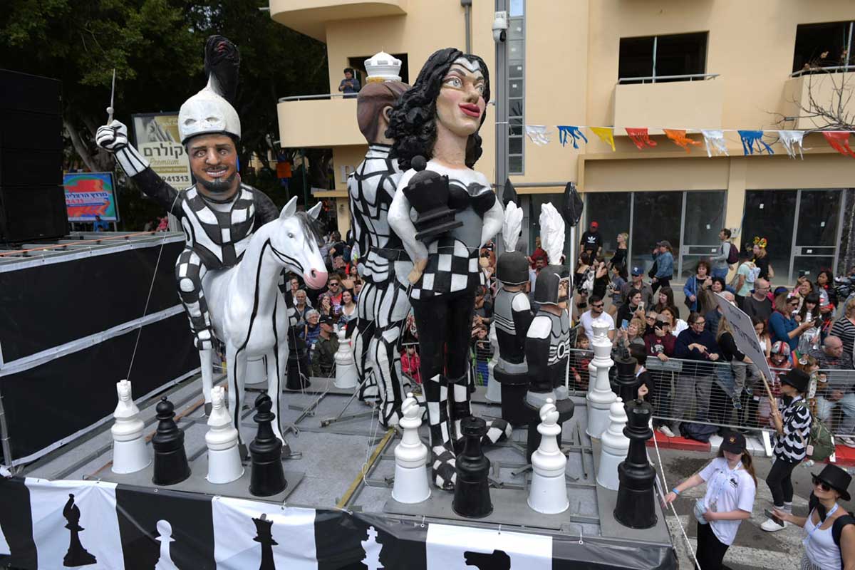 מיצג בעדלאידע של הרצליה 2023. צילום: עיריית הרצליה