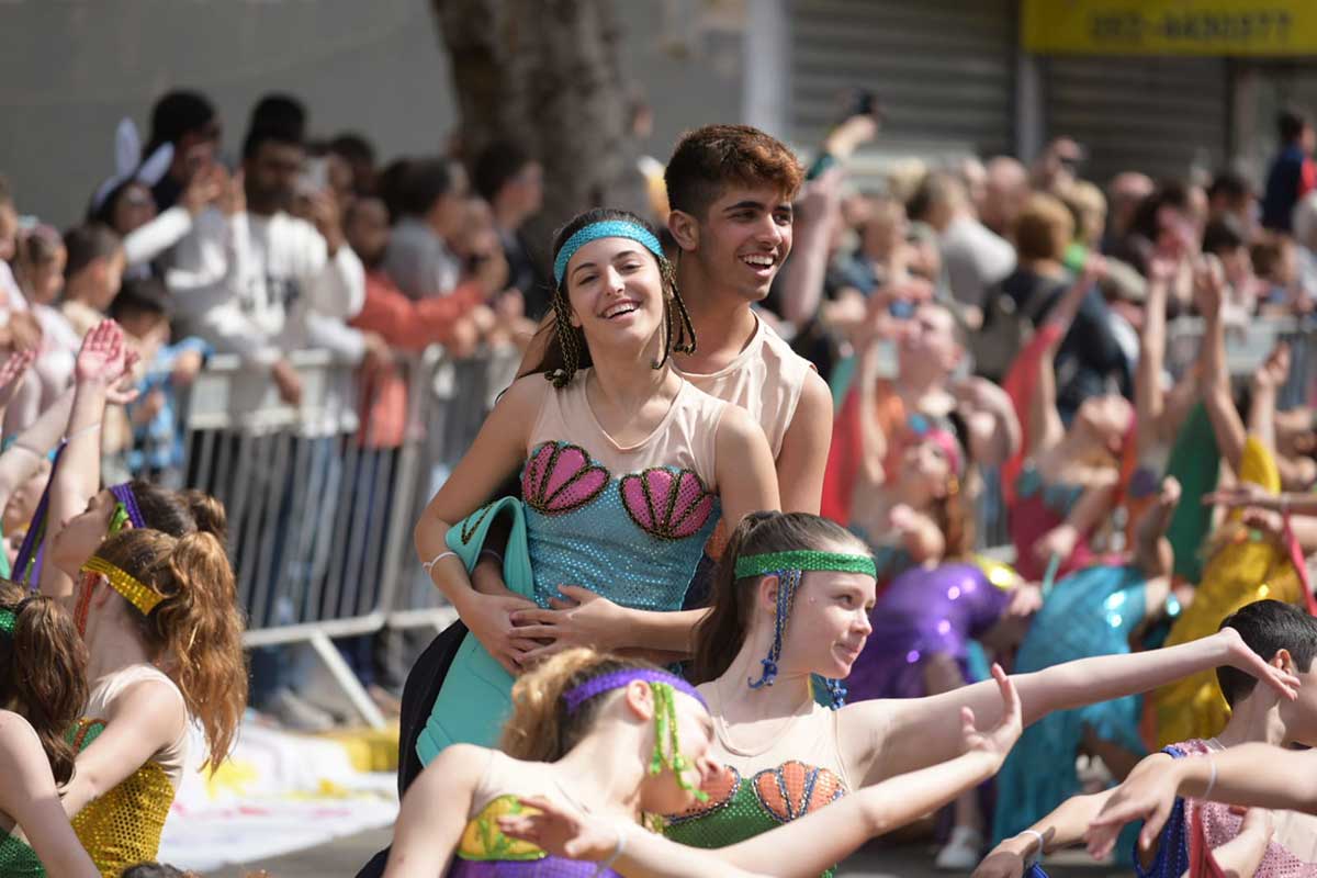 גם להקות המחול השתתפו בעדלאידע של הרצליה 2023. צילום: עיריית הרצליה