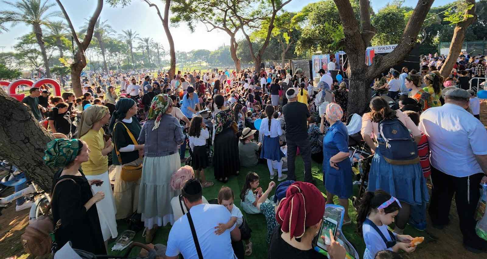 ל"ג בעומר ברעננה. צילום: אלעזר שדמי