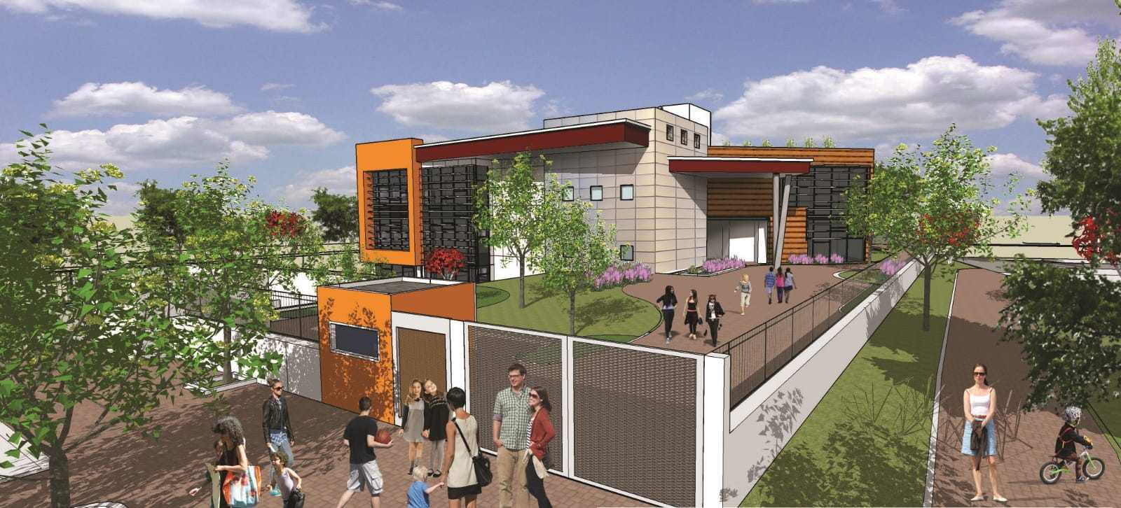 בית ספר ע"ש יורם טהרלב. הדמייה: דוברות עיריית הרצליה