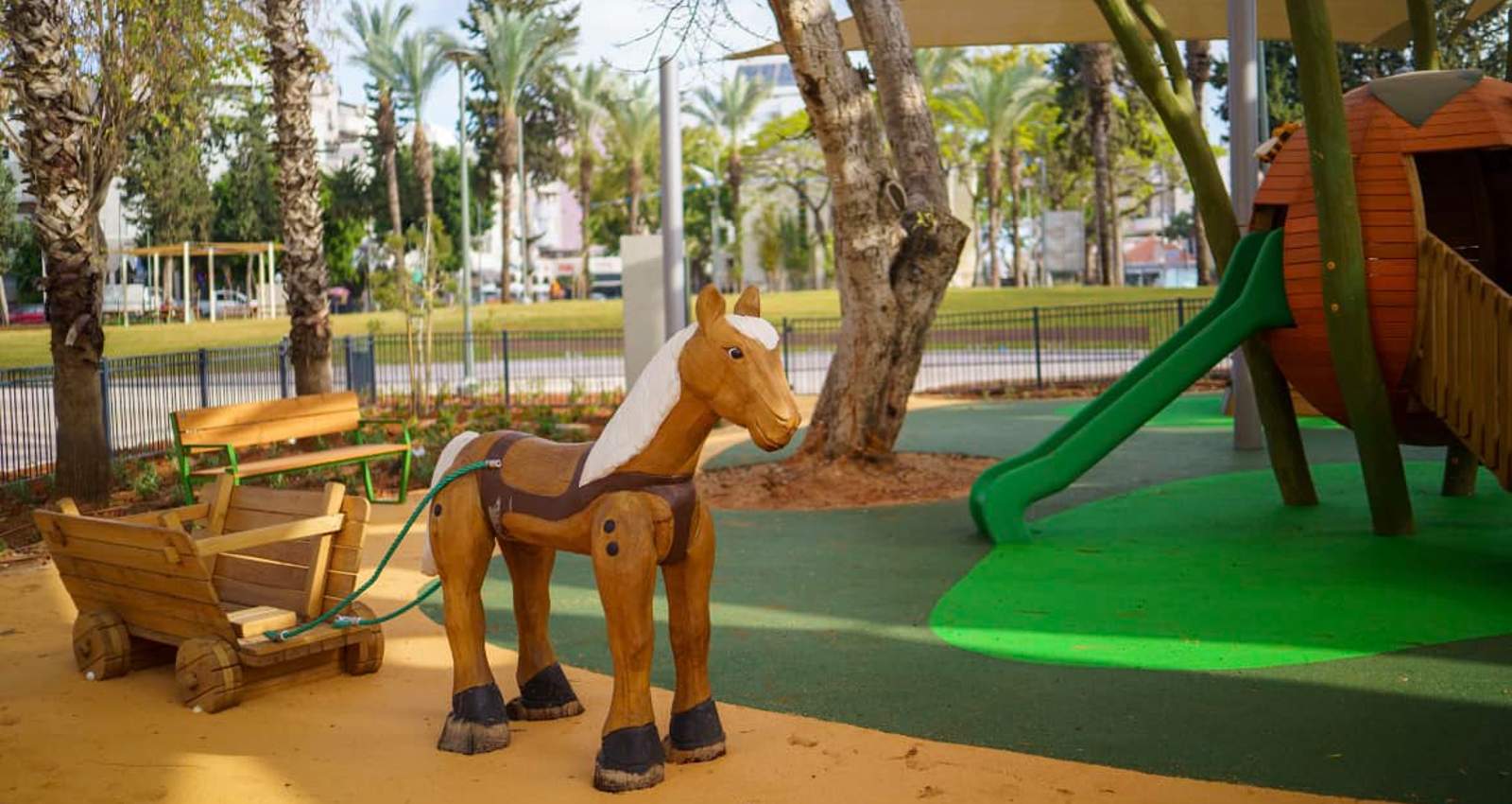 גינת מגדיאל המחודשת. צילום: עיריית הוד השרון